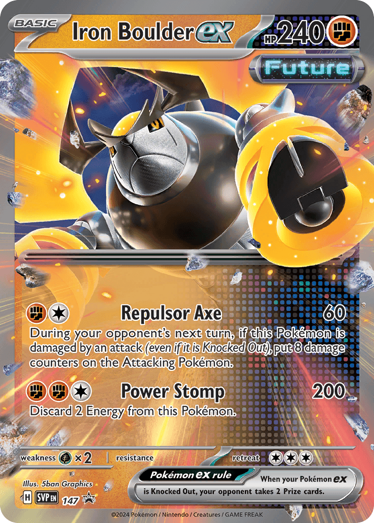 Iron Boulder ex: Scarlet & Violet Black Star Promos