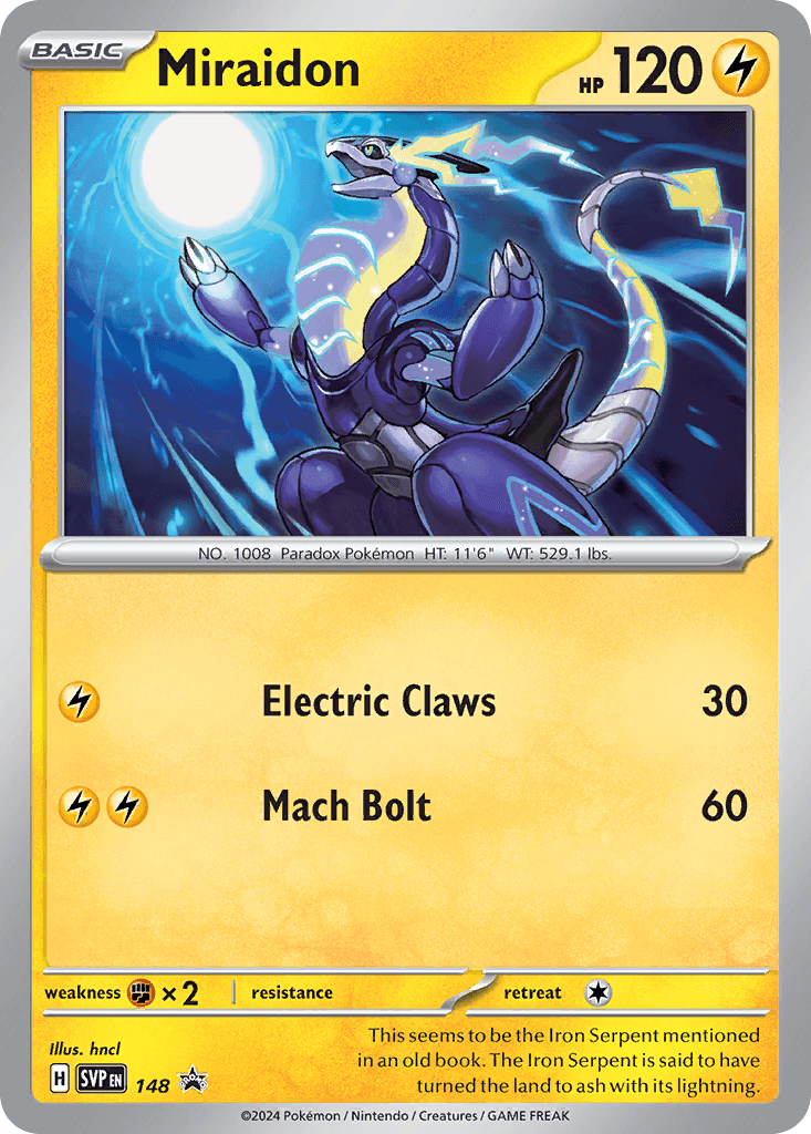 Miraidon: Scarlet & Violet Black Star Promos