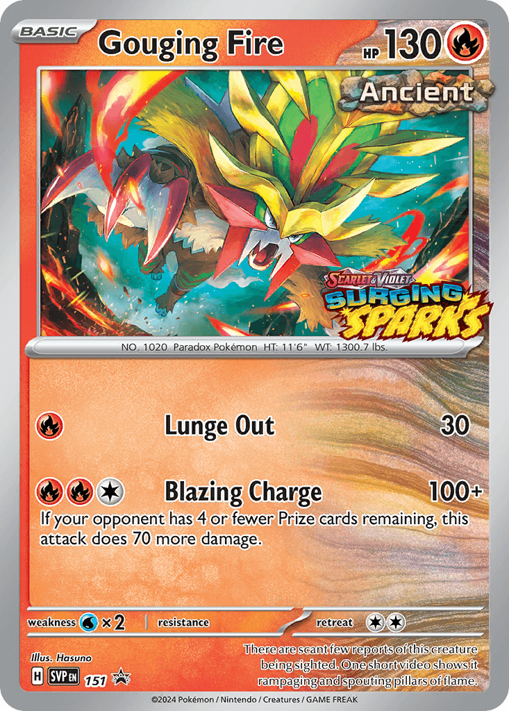 Gouging Fire: Scarlet & Violet Black Star Promos