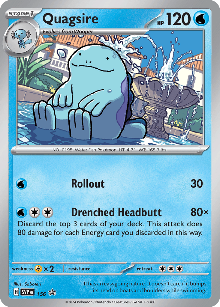 Quagsire: Scarlet & Violet Black Star Promos