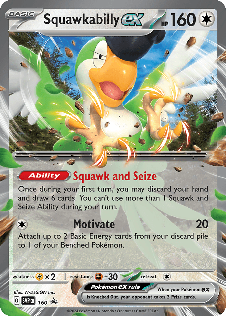 Squawkabilly ex: Scarlet & Violet Black Star Promos