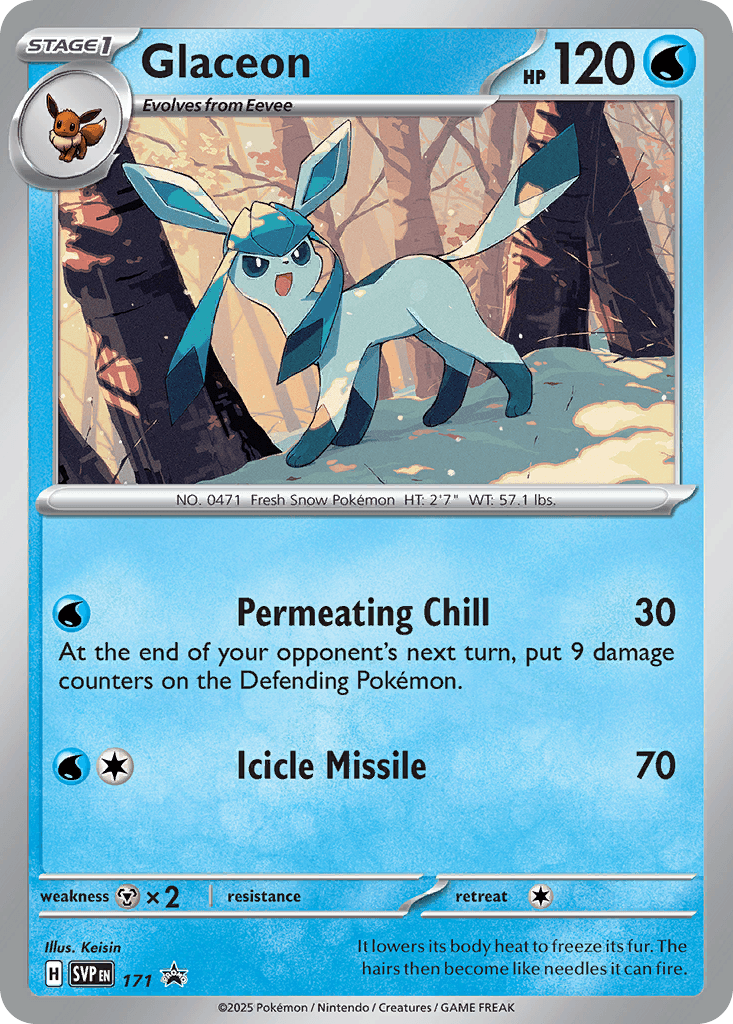 Glaceon: Scarlet & Violet Black Star Promos