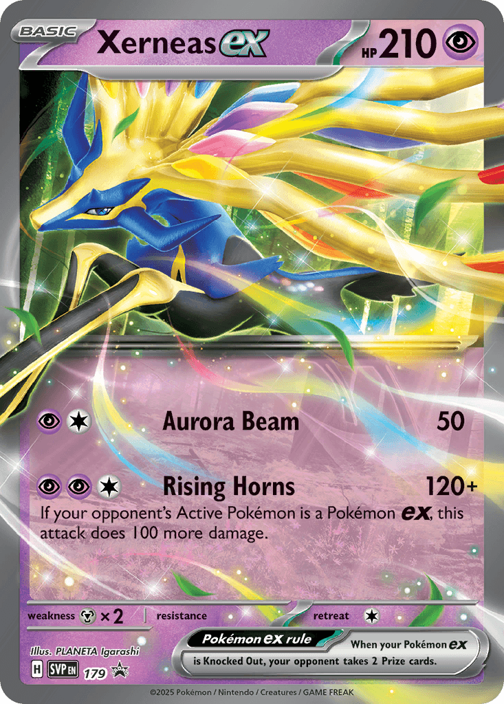 Xerneas ex: Scarlet & Violet Black Star Promos