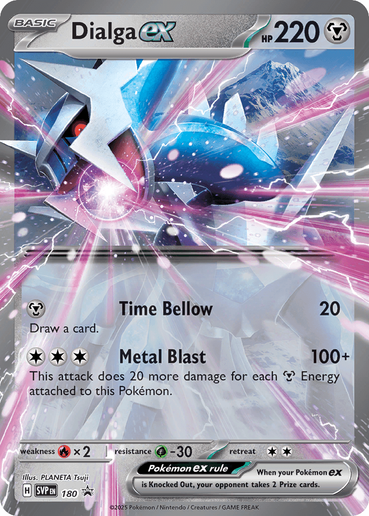 Dialga ex: Scarlet & Violet Black Star Promos