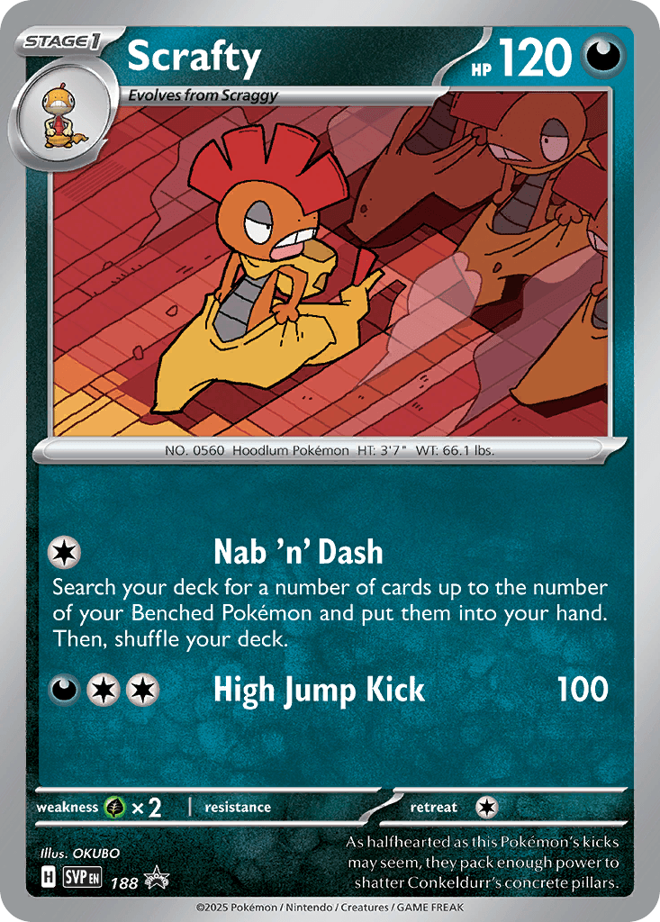Scrafty: Scarlet & Violet Black Star Promos