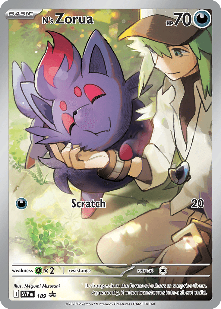 N's Zorua: Scarlet & Violet Black Star Promos