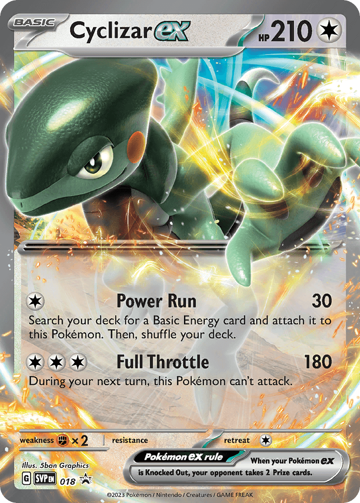 Cyclizar ex: Scarlet & Violet Black Star Promos