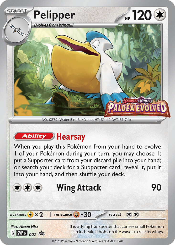 Pelipper: Scarlet & Violet Black Star Promos