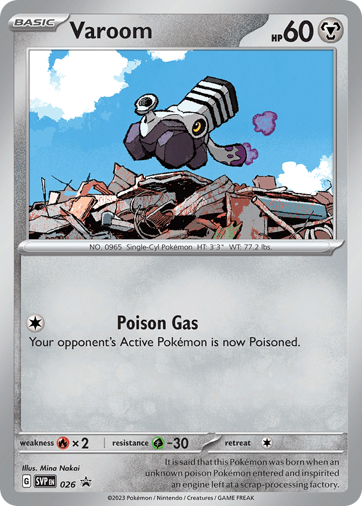 Varoom: Scarlet & Violet Black Star Promos