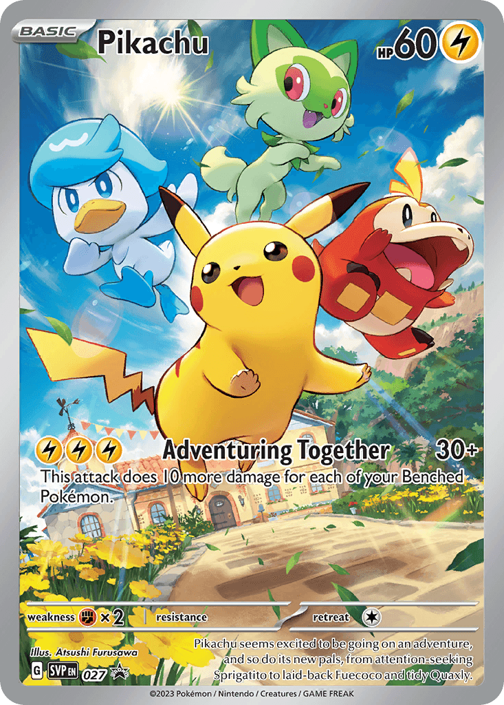 Pikachu: Scarlet & Violet Black Star Promos