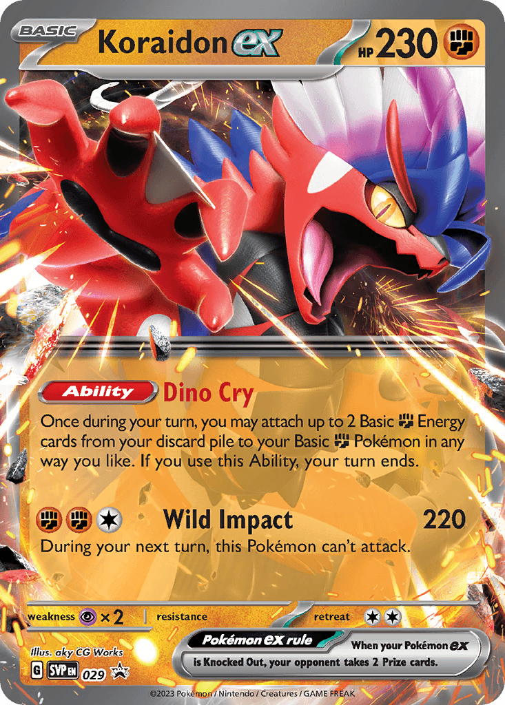 Koraidon ex: Scarlet & Violet Black Star Promos