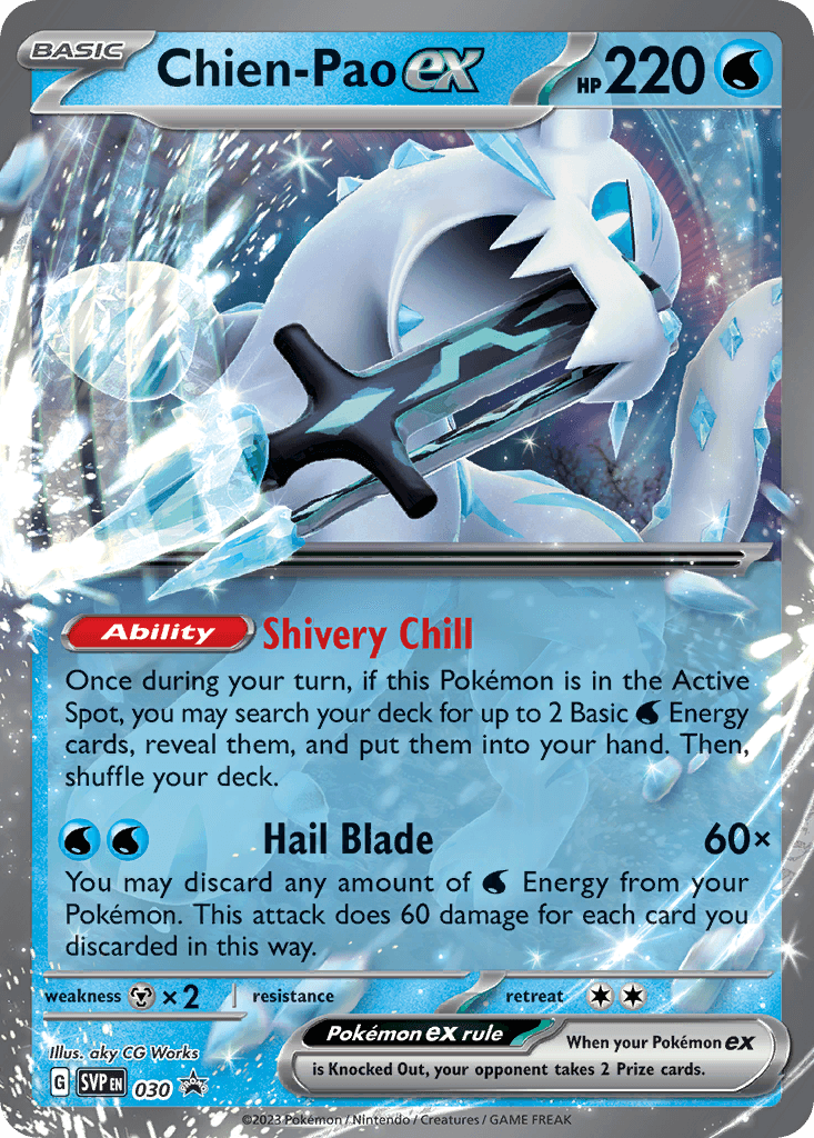 Chien-Pao ex: Scarlet & Violet Black Star Promos