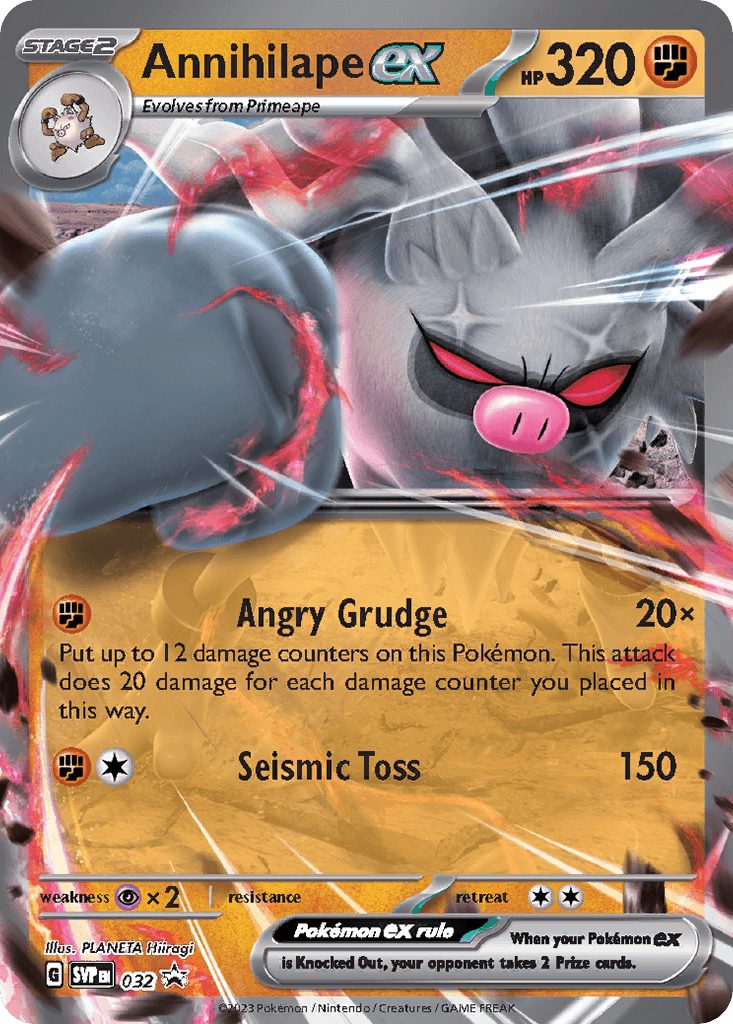 Annihilape ex: Scarlet & Violet Black Star Promos