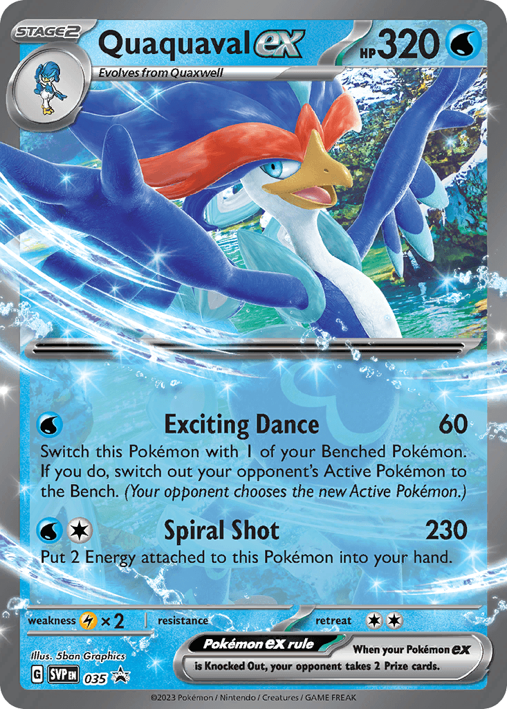 Quaquaval ex: Scarlet & Violet Black Star Promos