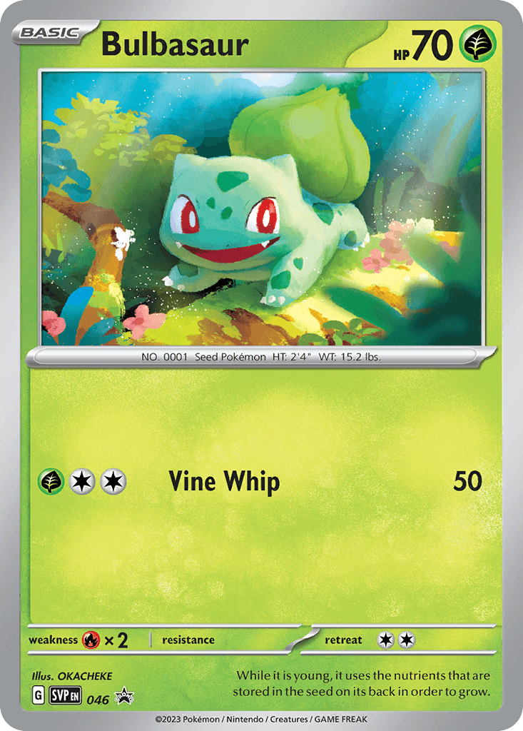 Bulbasaur: Scarlet & Violet Black Star Promos
