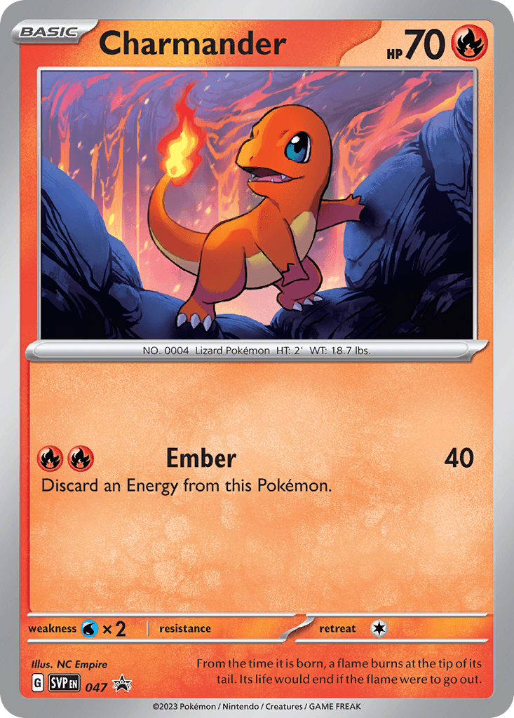 Charmander: Scarlet & Violet Black Star Promos