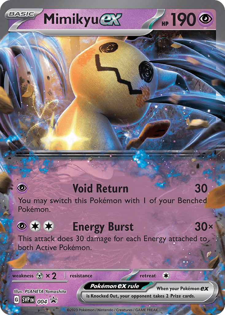 Mimikyu ex: Scarlet & Violet Black Star Promos