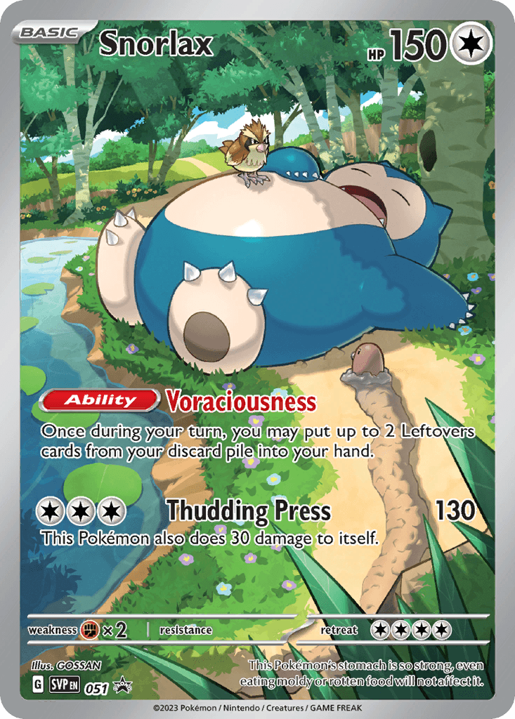 Snorlax: Scarlet & Violet Black Star Promos