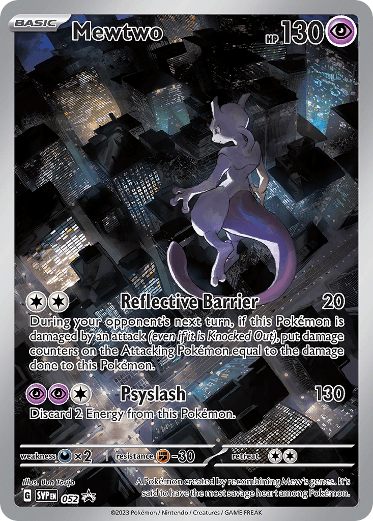 Mewtwo: Scarlet & Violet Black Star Promos