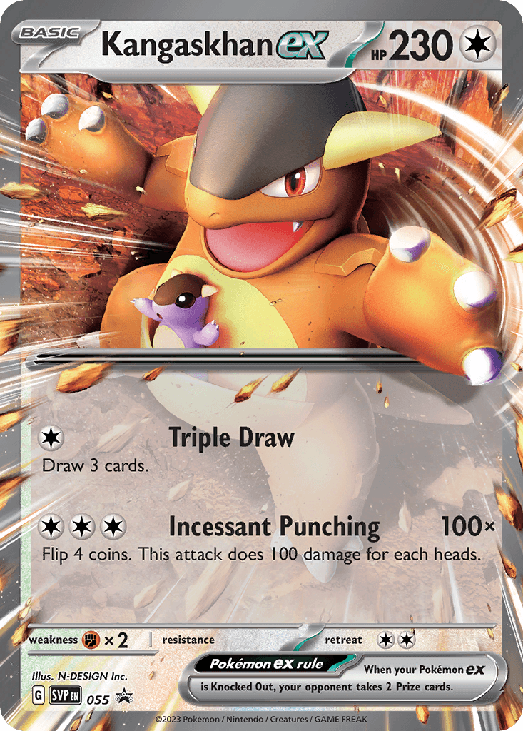 Kangaskhan ex: Scarlet & Violet Black Star Promos