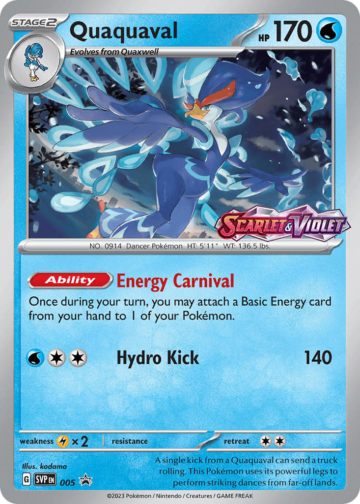 Quaquaval: Scarlet & Violet Black Star Promos
