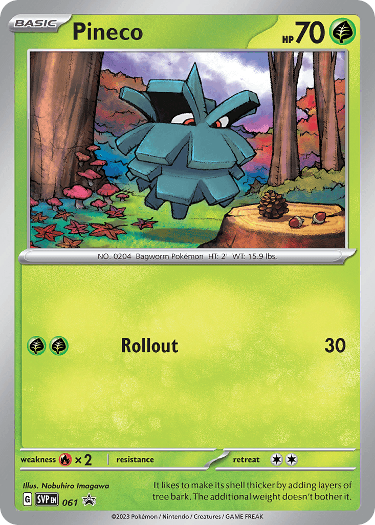 Pineco: Scarlet & Violet Black Star Promos
