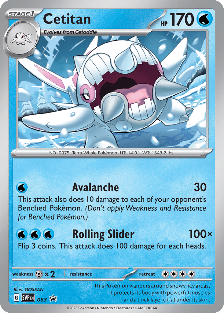 Cetitan: Scarlet & Violet Black Star Promos