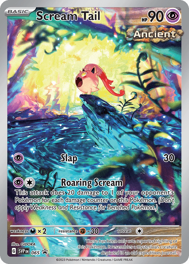 Scream Tail: Scarlet & Violet Black Star Promos
