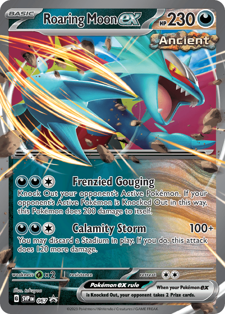 Roaring Moon ex: Scarlet & Violet Black Star Promos