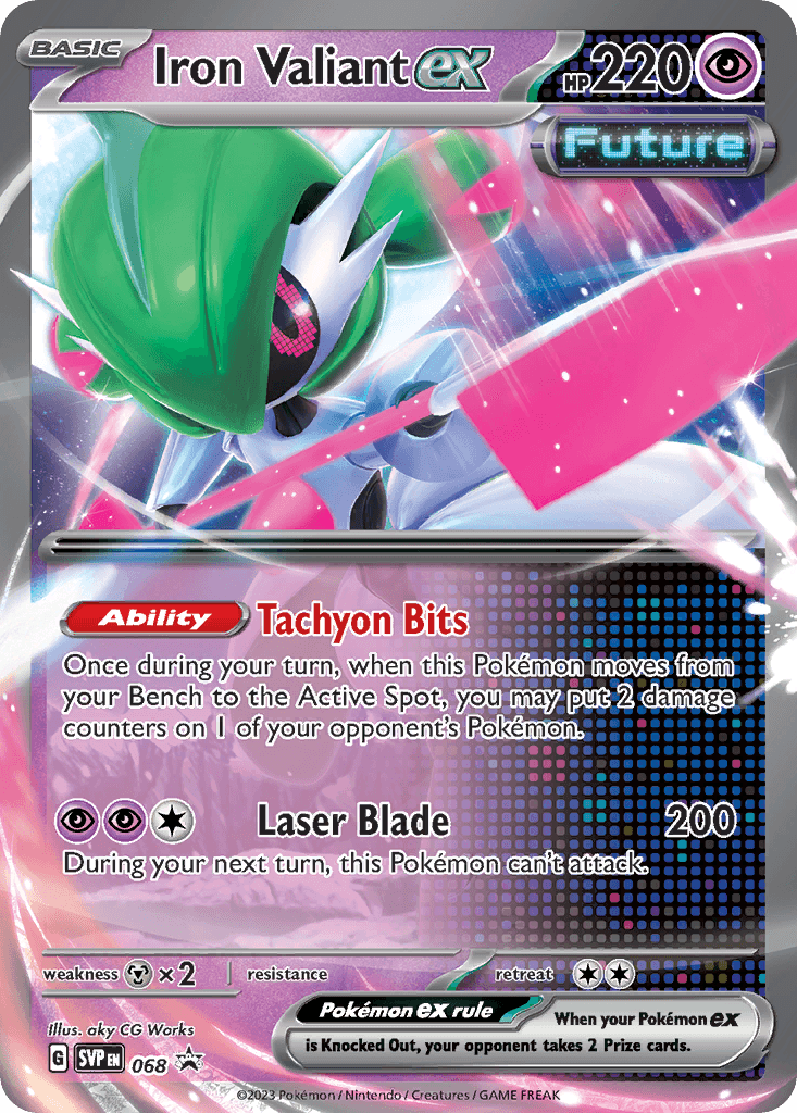 Iron Valiant ex: Scarlet & Violet Black Star Promos