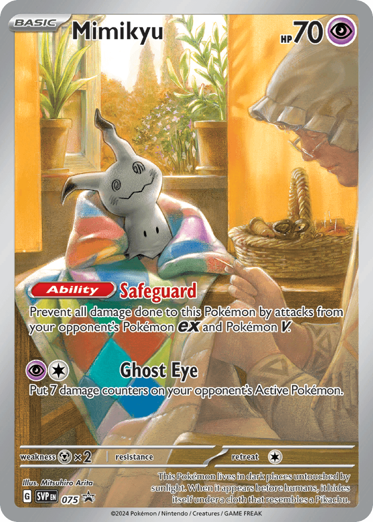 Mimikyu: Scarlet & Violet Black Star Promos