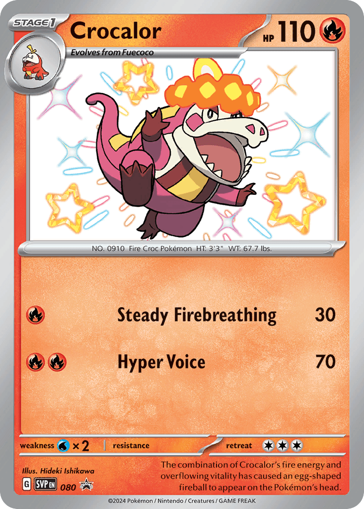 Crocalor: Scarlet & Violet Black Star Promos