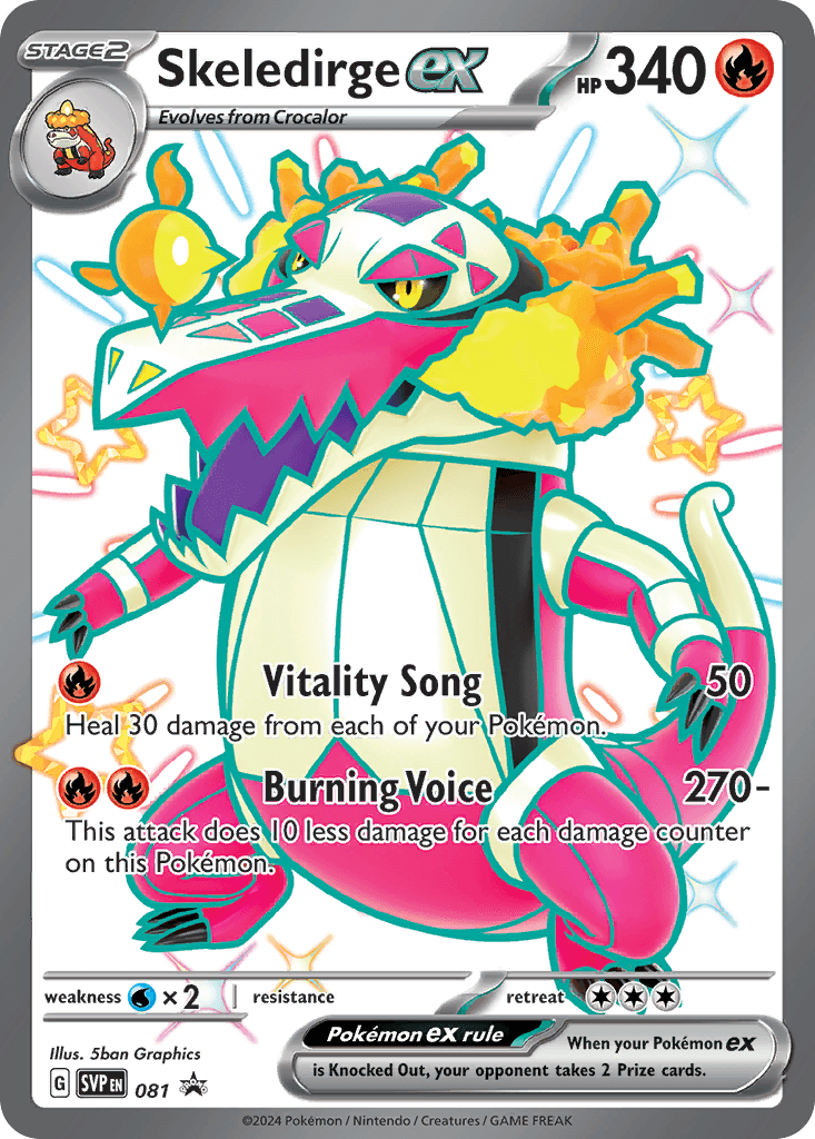 Skeledirge ex: Scarlet & Violet Black Star Promos