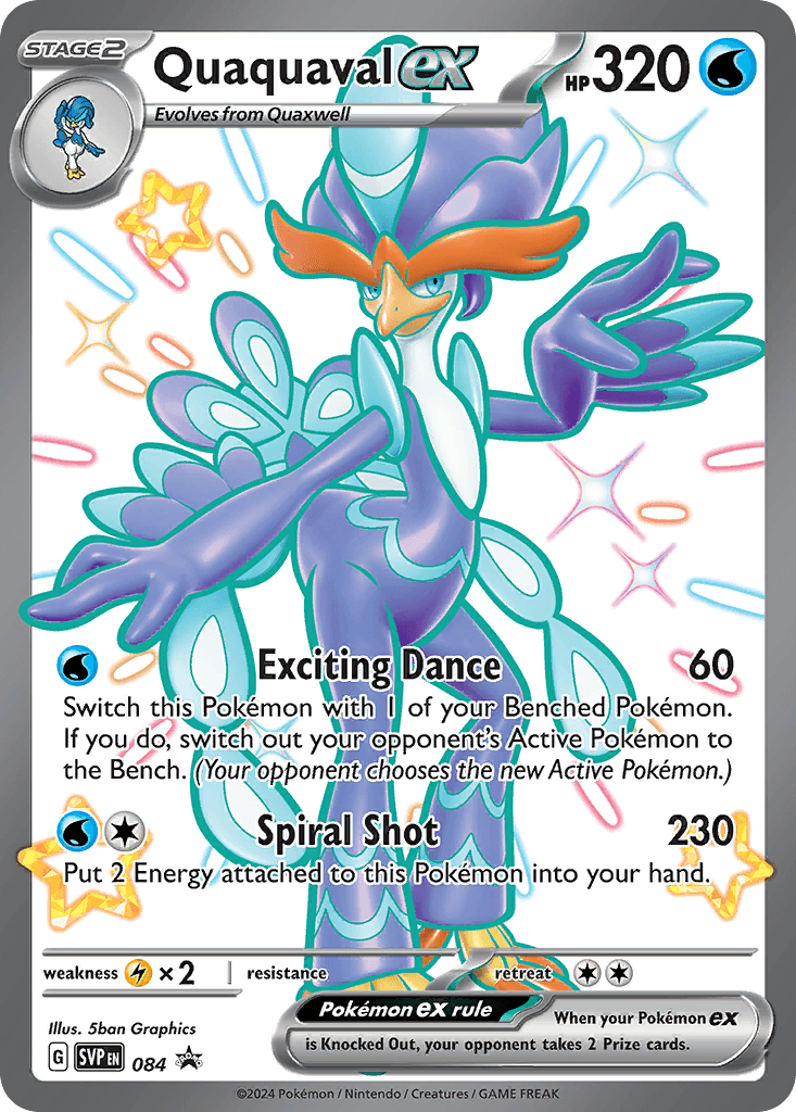Quaquaval ex: Scarlet & Violet Black Star Promos