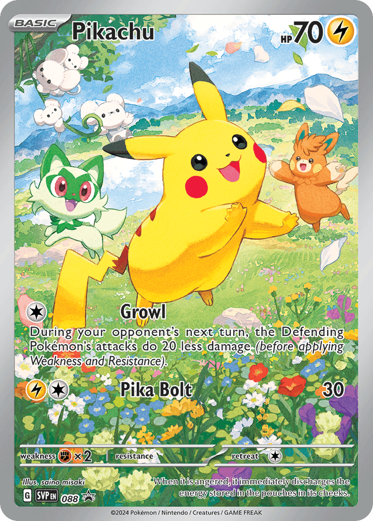 Pikachu: Scarlet & Violet Black Star Promos