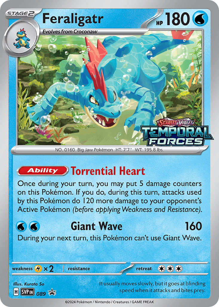 Feraligatr: Scarlet & Violet Black Star Promos