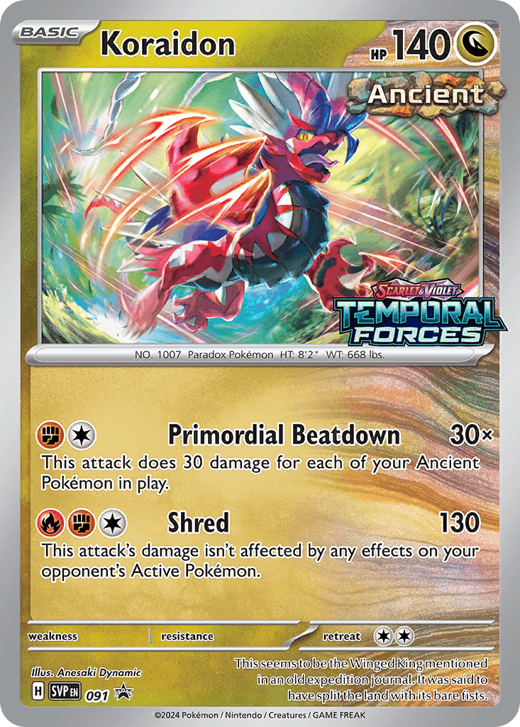 Koraidon: Scarlet & Violet Black Star Promos