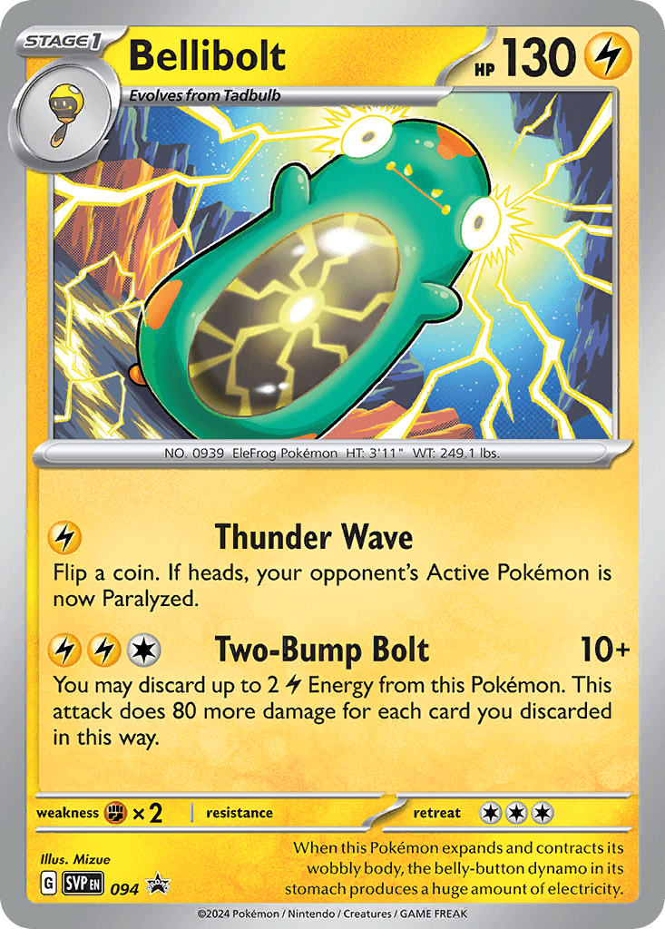 Bellibolt: Scarlet & Violet Black Star Promos