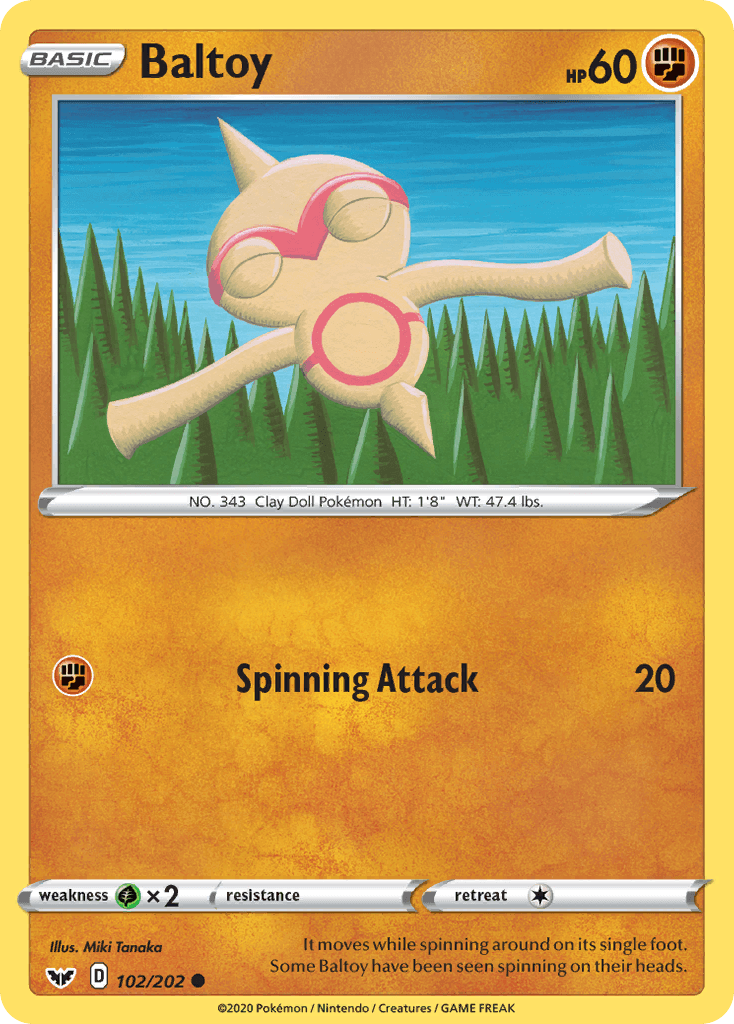 Baltoy: Sword & Shield