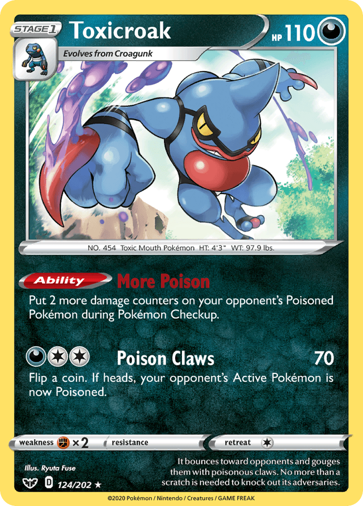 Toxicroak: Sword & Shield