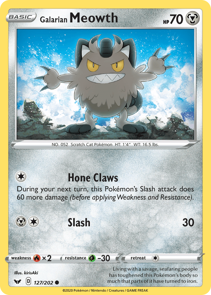 Galarian Meowth: Sword & Shield