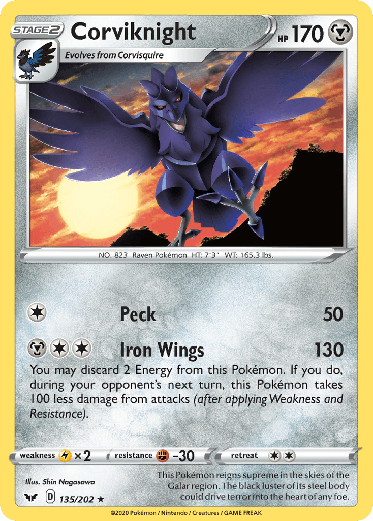 Corviknight: Sword & Shield