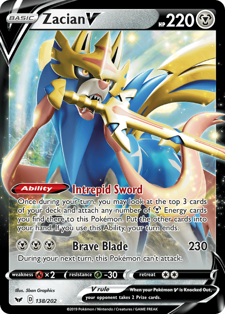 Zacian V: Sword & Shield