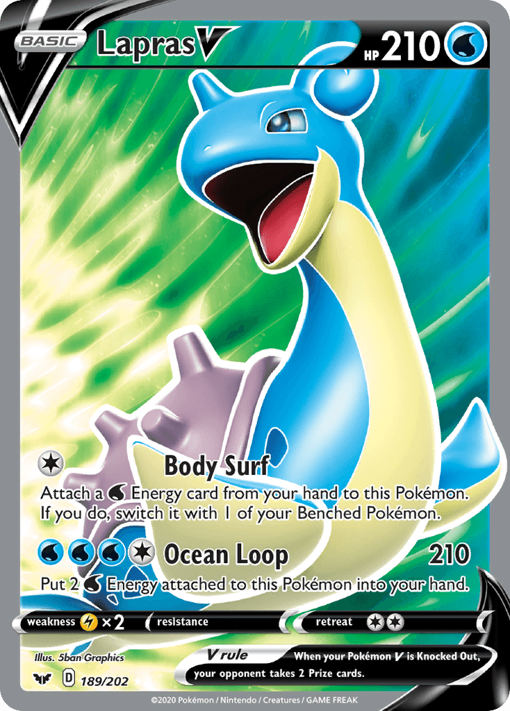 Lapras V: Sword & Shield