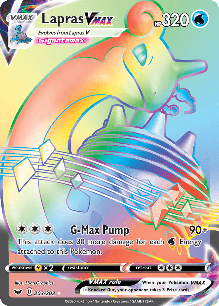 Lapras VMAX: Sword & Shield
