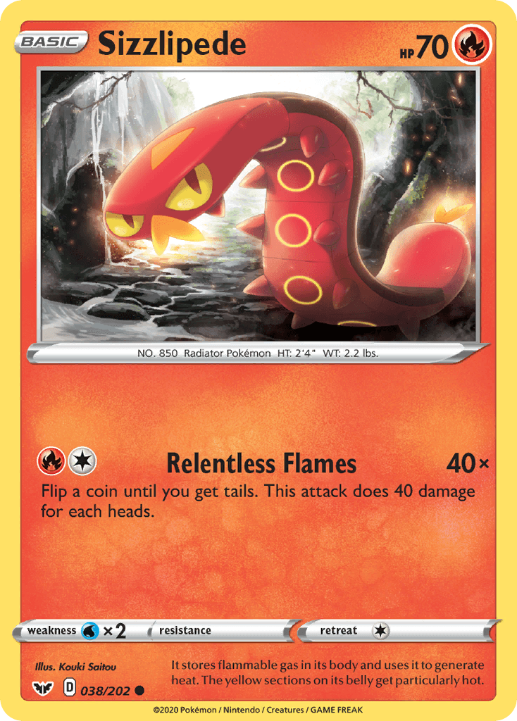 Sizzlipede: Sword & Shield