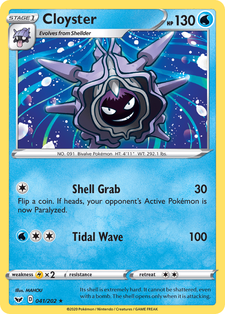 Cloyster: Sword & Shield