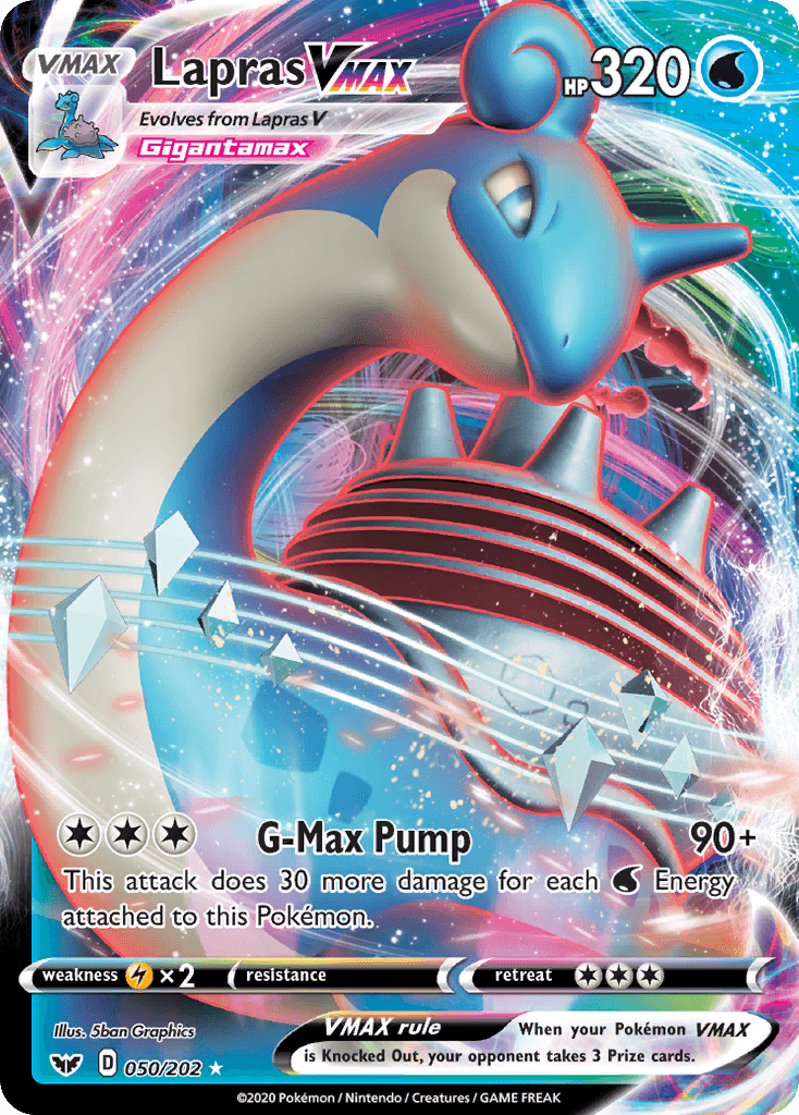 Lapras VMAX: Sword & Shield