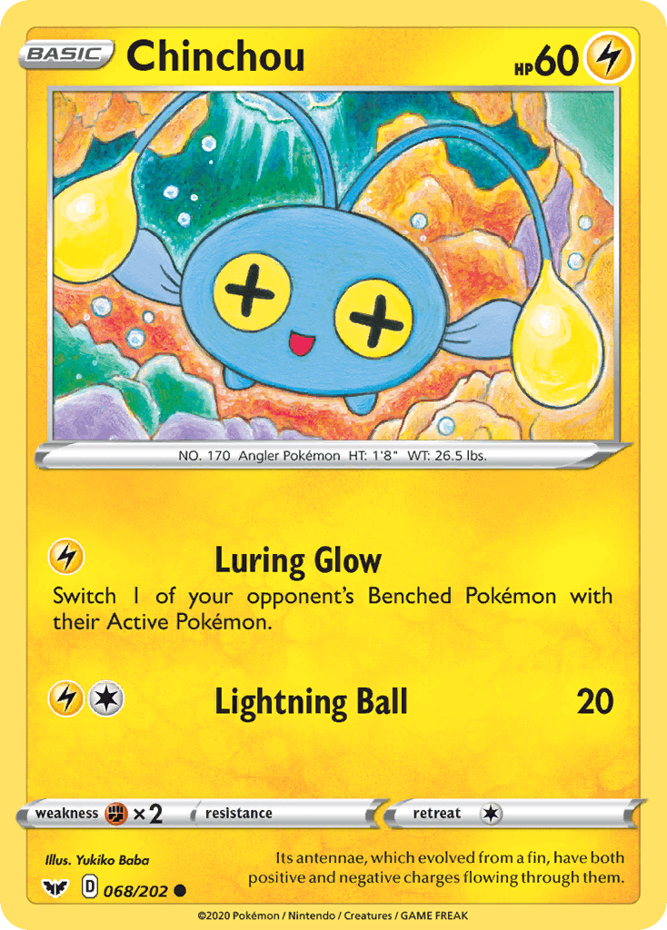 Chinchou: Sword & Shield