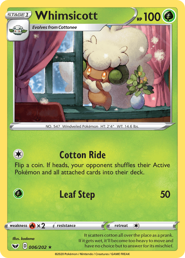 Whimsicott: Sword & Shield